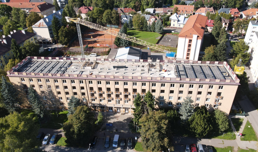 Reconstruction of UMB dormitories in Banská Bystrica